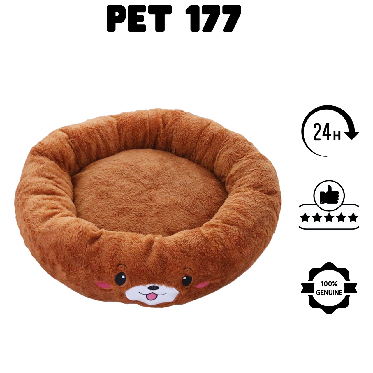 đệm mặt cười cho chó mèo 60cm 8kg