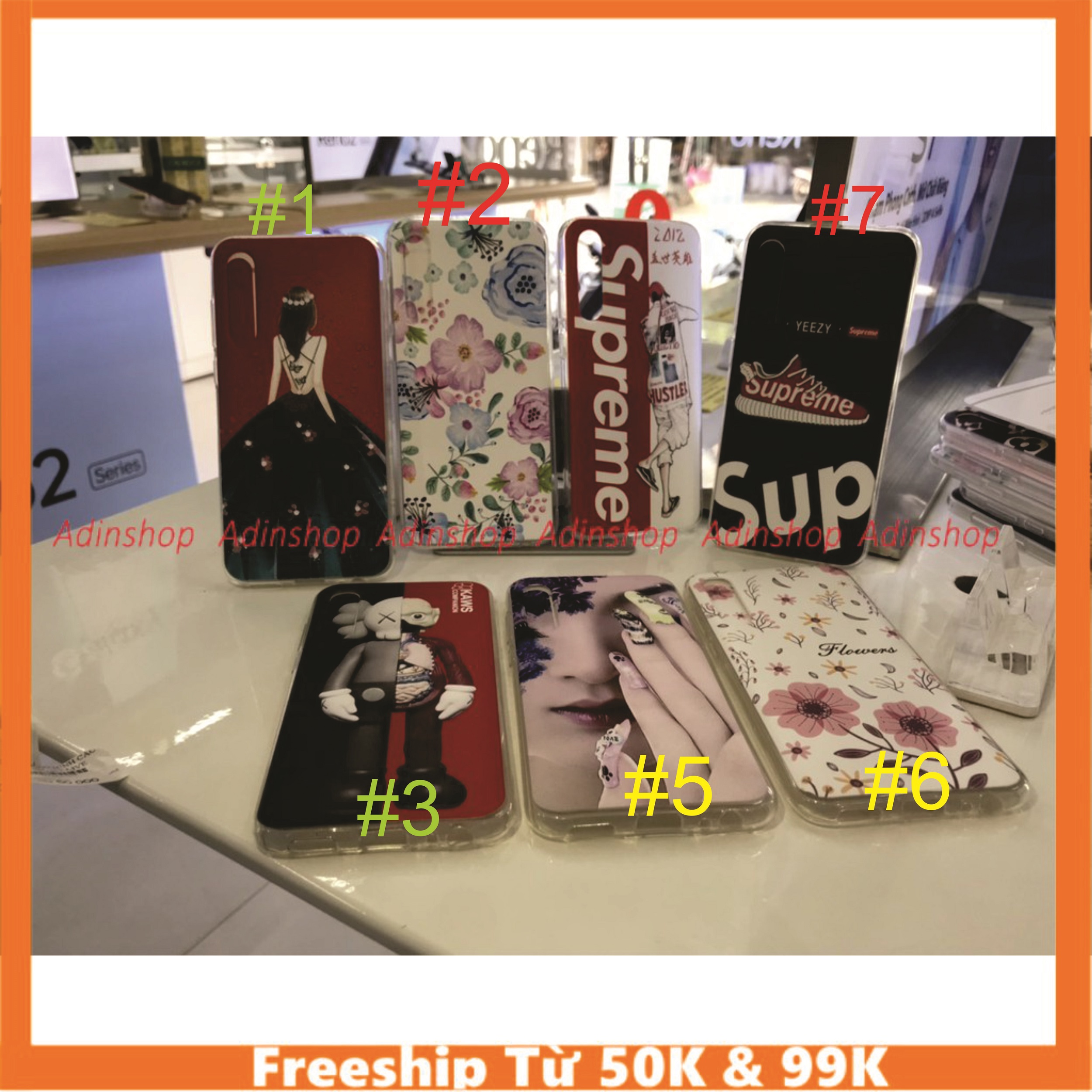Ốp lưng thời trang Vsmart Live dẻo bền, supreme, cô gái, nhiều mẫu đẹp
