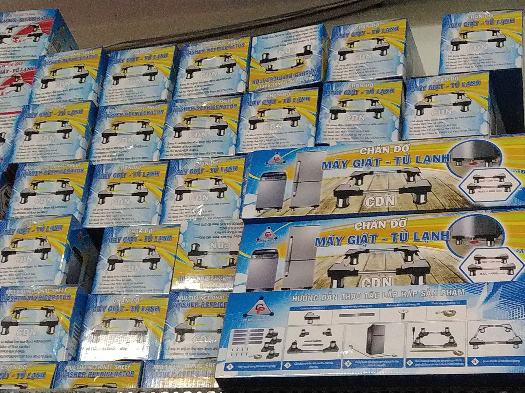 [HCM]chân đỡ tủ lạnh máy giặt CDN