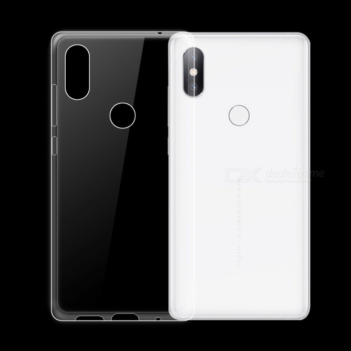 Ốp lưng dẻo trong chống bẩn, chống ố vàng cho Xiaomi Mi Mix 2S (Loại A+)