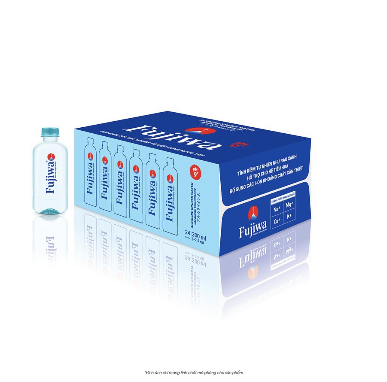 Nước Ion kiềm Fujiwa 300ml ( Thùng 24 chai)