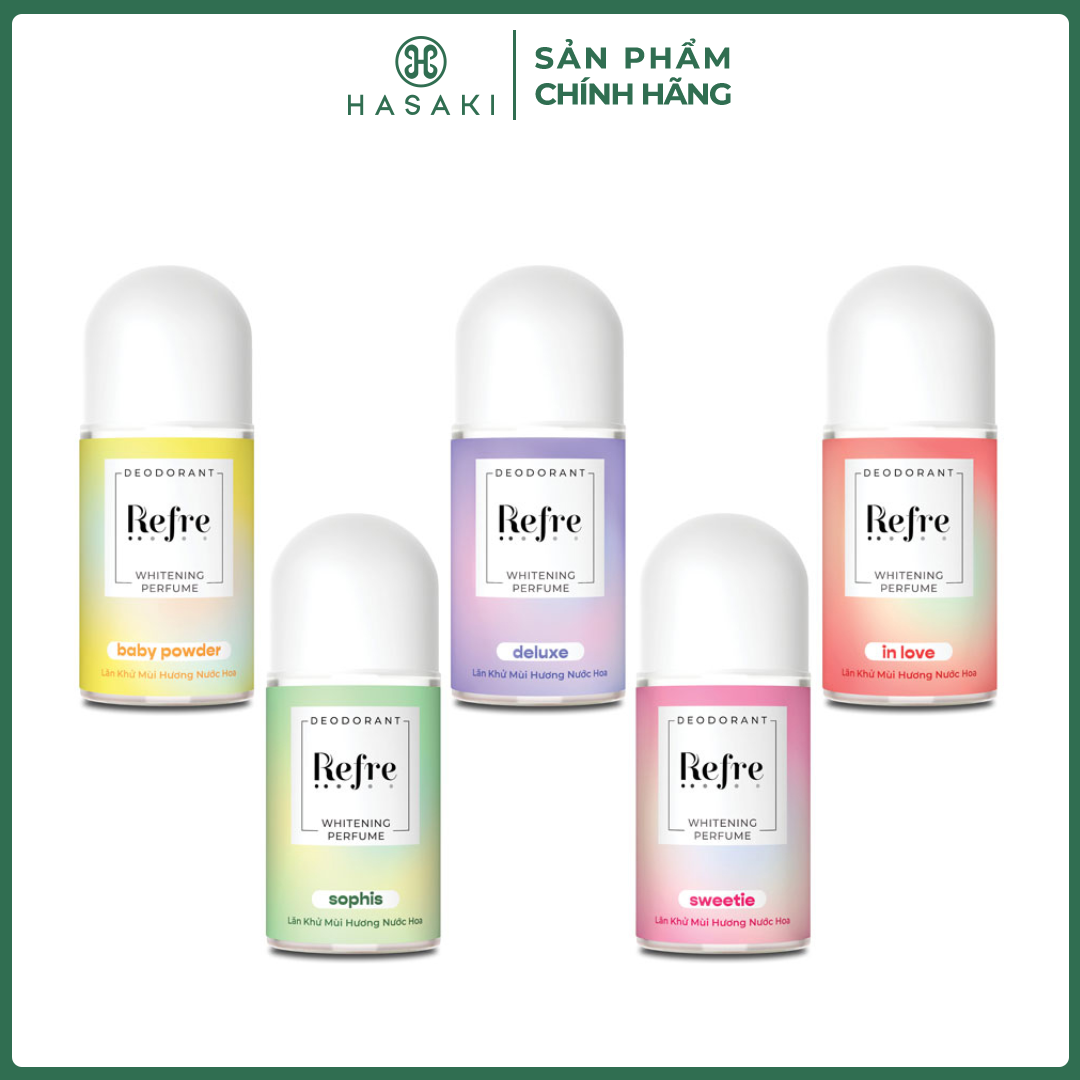 Lăn Khử Mùi Refre Whitening Perfume 40ml Hasaki Sản Phẩm Chính Hãng