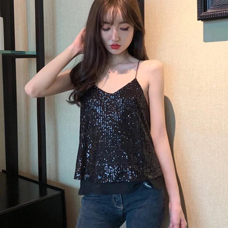 ÁO KIỂU ĐÁ HỘT XOÀN 2 DÂY BẢN TO