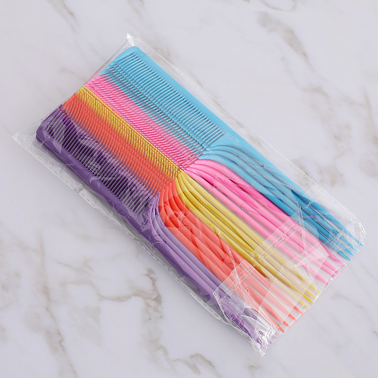 Set 10 Lược Chải Tóc Rẽ Ngôi Tạo Kiểu Tóc