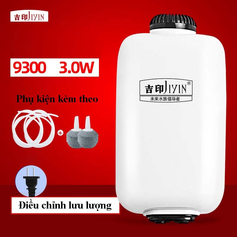 Máy sủi oxy bể cá siêu êm JIYIN JYH 9300