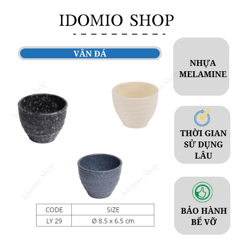 Ly Nhỏ Kiểu Vân Đá Nhựa Melamine (LY29)
