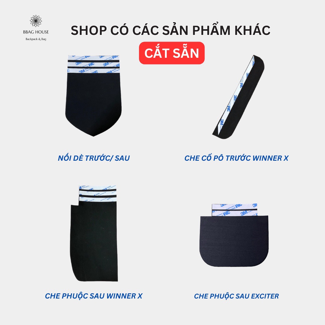 Miếng che chắn bùn cổ pô xe Winner, Exciter