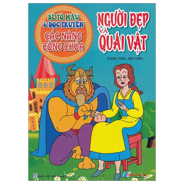 Fahasa - Bé Tô Màu & Đọc Truyện Các Nàng Công Chúa - Người Đẹp Và Quái Vật