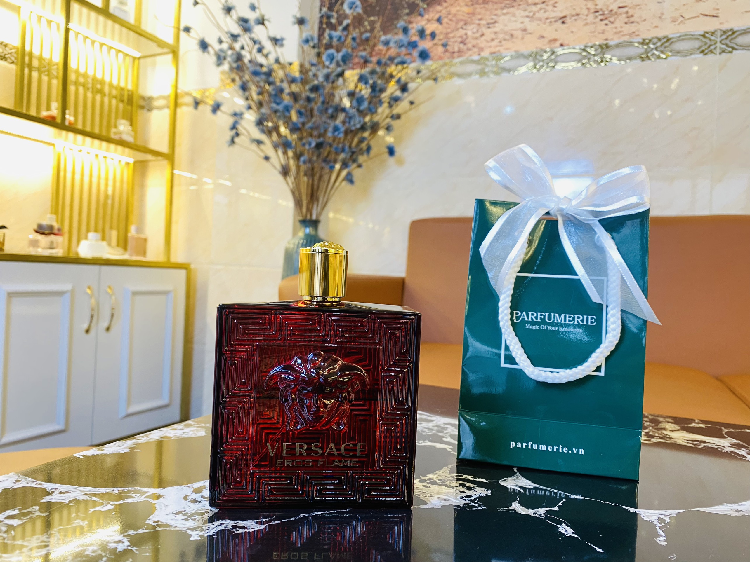 [Fullbox 100ml] Nước hoa nam authentic Eros Flame EDP