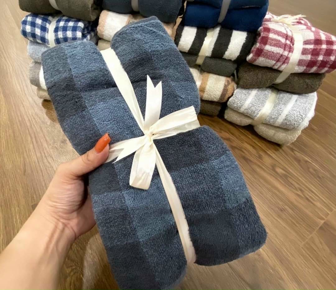 Combo 3 chiếc Khăn tắm Muji Xuất nhật, KT 60x120cm