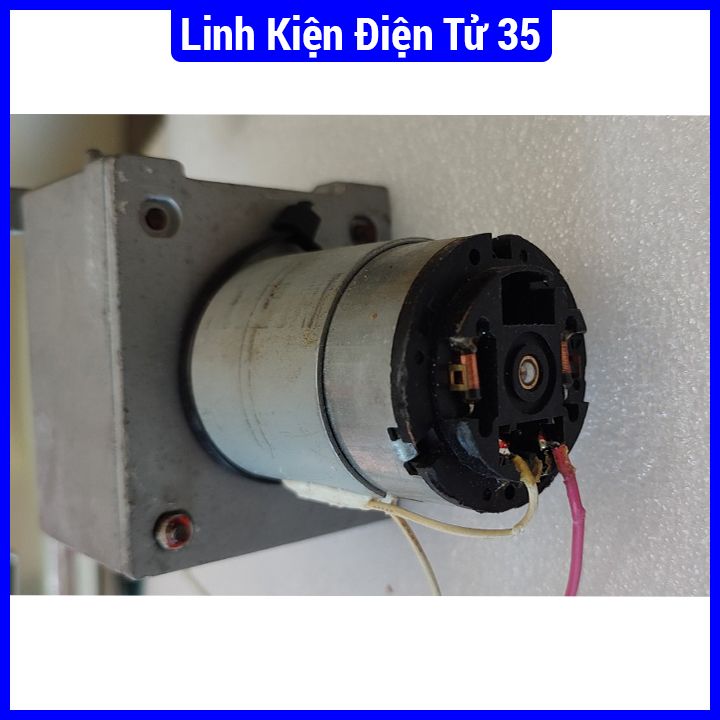 Motor giảm tốc 220VDC trục động cơ 10mm mặt bích 86.8cm
