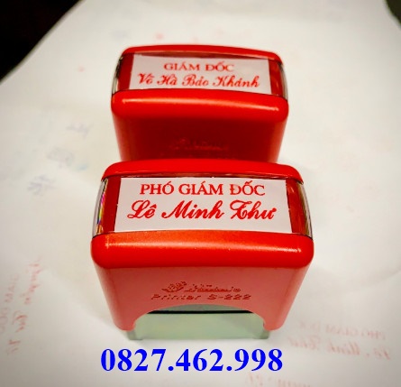 Khắc dấu tên, dấu mộc tên cá nhân - Làm con dấu