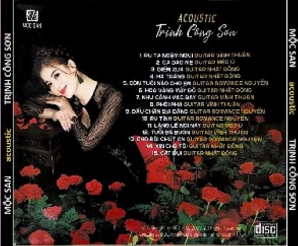 Bộ 2 đĩa Cd Nhạc Mộc San (phôi đĩa nhật)
