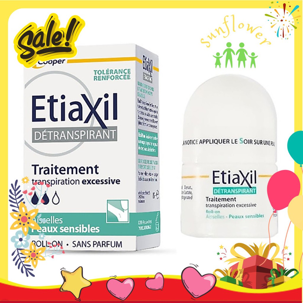 Lăn Nách Etiaxil Khử Mùi Ngăn Mồ Hôi Hiệu Quả Cho Da Nhạy Cảm Của Pháp - Shop Sunflower