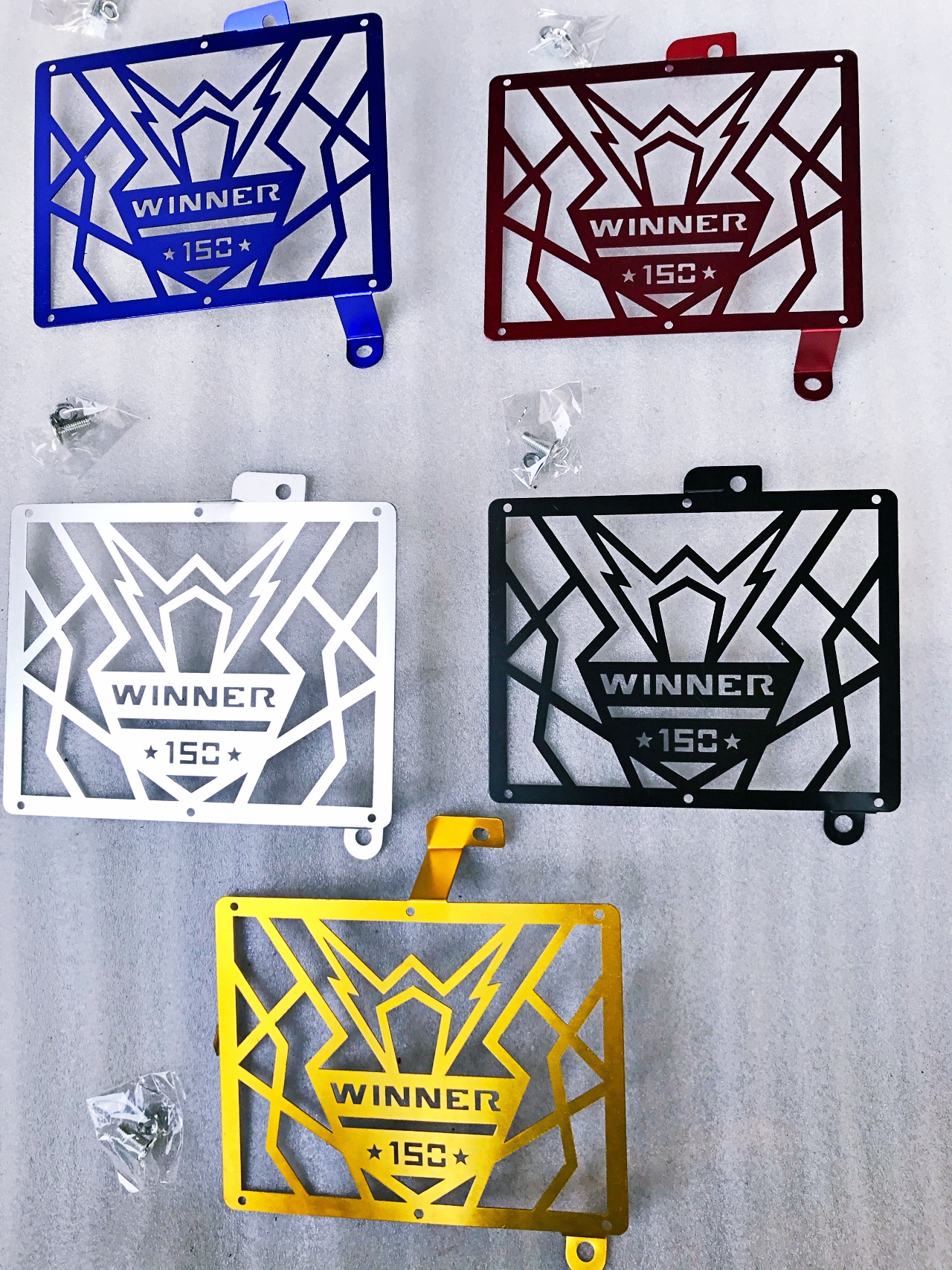 KÉT NƯỚC WINNER X- WINNER NHÔM ĐỦ MÀU HÀNG CNC SẮC SẢO, THIẾT KẾ ĐƠN GIẢN CÔNG DỤNG THỰC TẾ, DỄ LẮP RÁP, CÓ ỐC ĐI KÈM