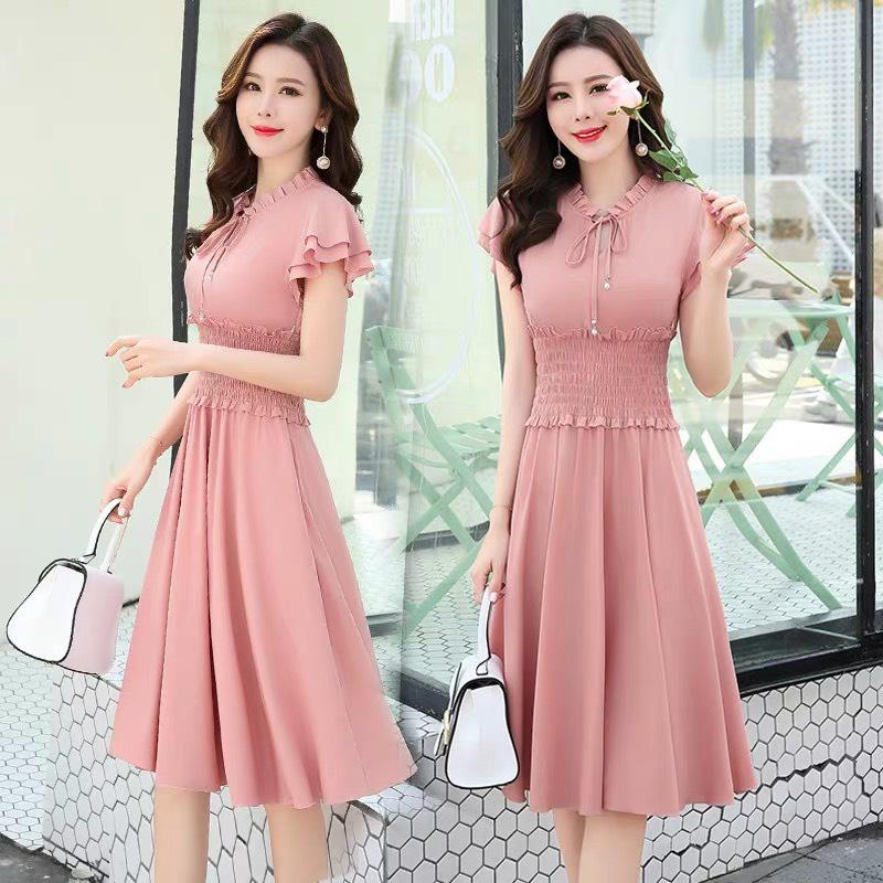 ĐẦM XÒE NHÚN EO SIÊU XINH CHO CÁC NÀNG