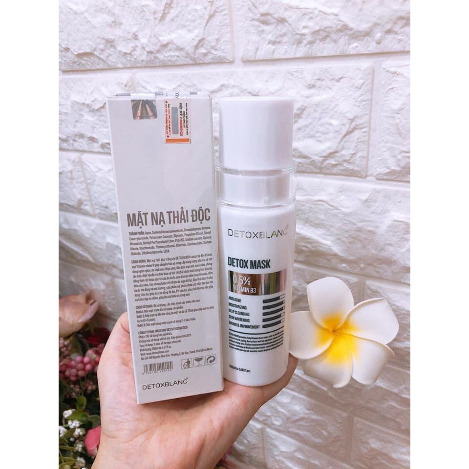 Mặt nạ thải độc trắng da Detox BlanC 150ml