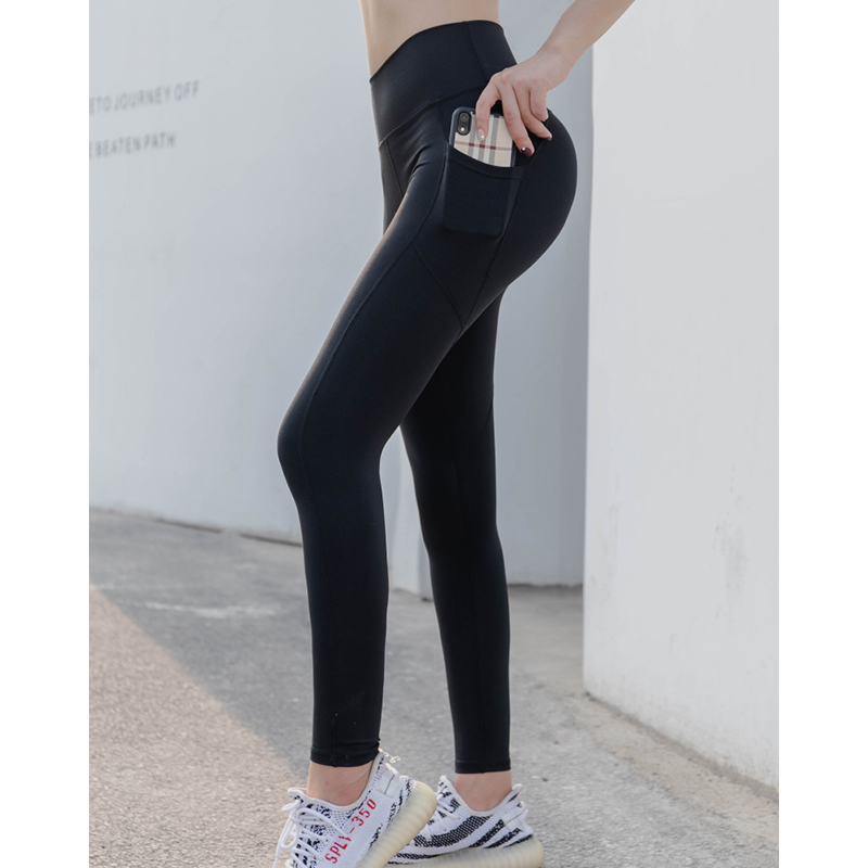 [HCM]Quần Legging Tập Yoga Cạp Cao ( Có Túi Hông )