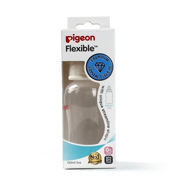 Bình sữa Pigeon Streamline 150ml (Trắng) - binh sua pigeon streamline