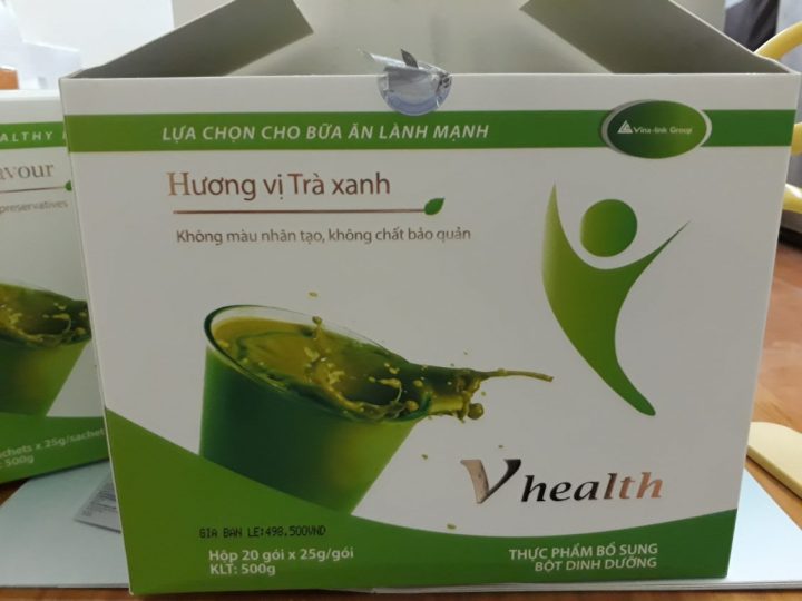 THỰC PHẨM BỔ SUNG BỘT DINH DƯỠNG VHEALTH (VỊ TRÀ XANH)