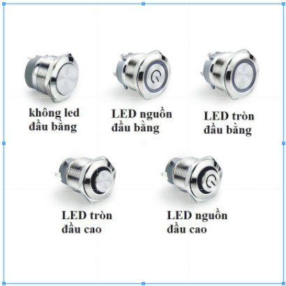 Công tắc 16mm LED điểm nhấn khóa MPVSAIGON