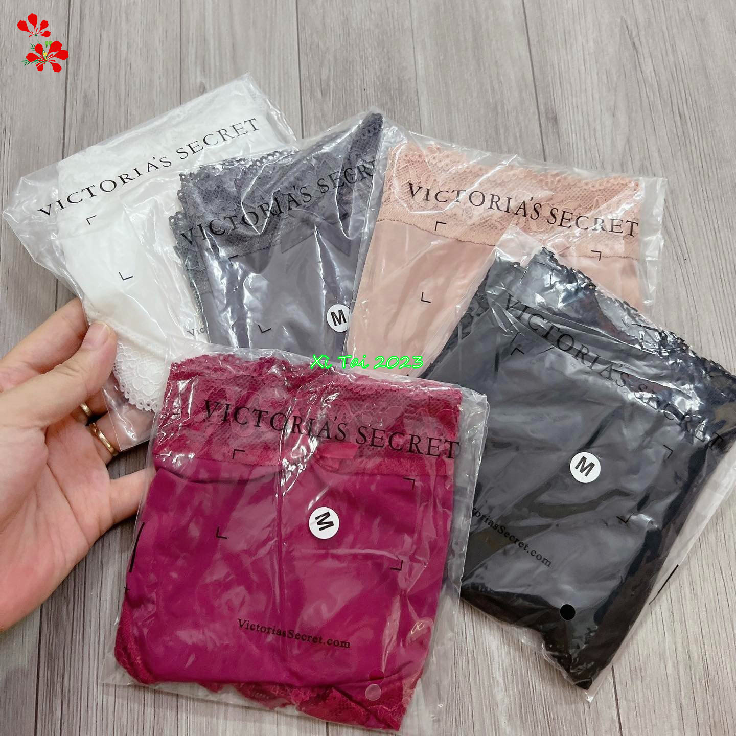 Set 5 Quần lót cao cấp cạp ren Vic