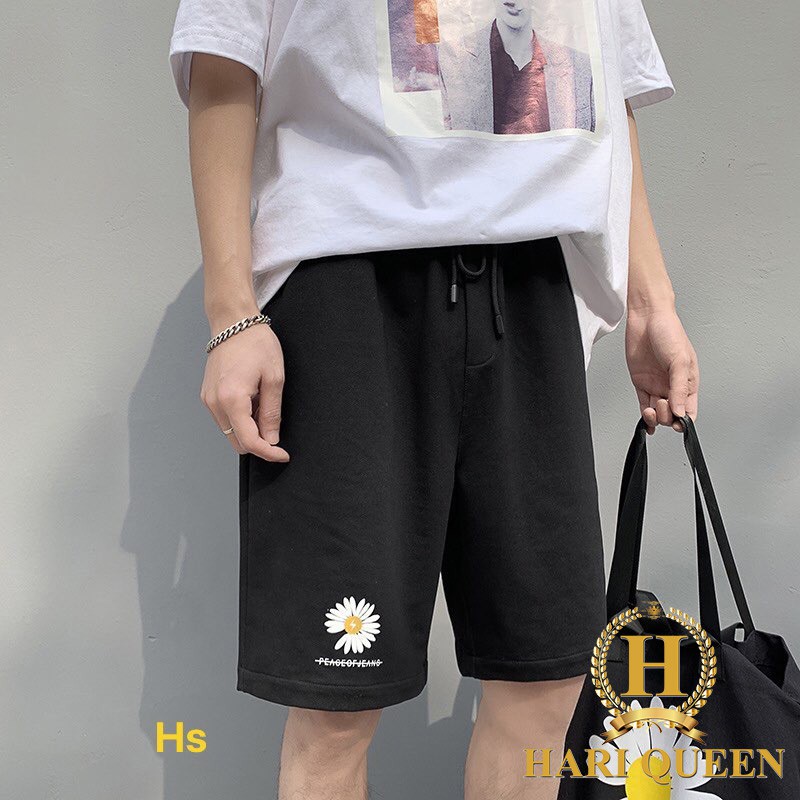 Quần đùi thêu hoa cúc hsu0520