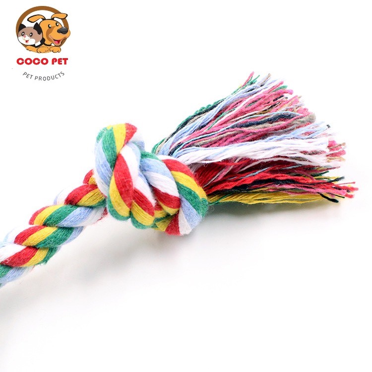 Đồ Chơi Dây Thừng Bện Tập Gặm Cho Chó Mèo