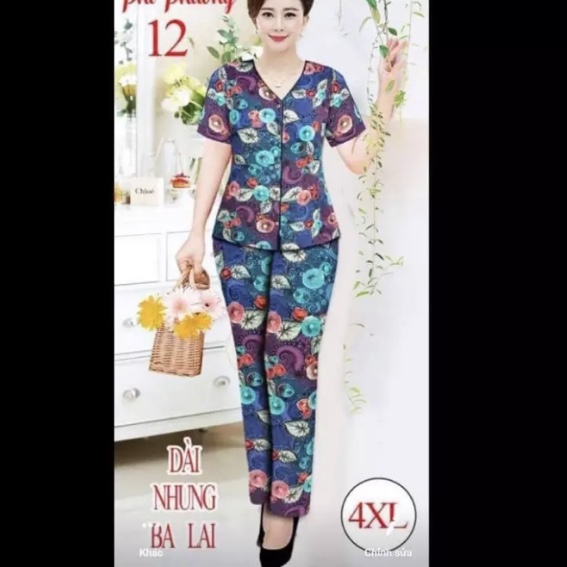 Bộ dài tim cổ gài nút (size 40-68kg)