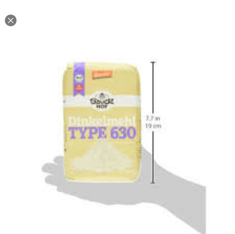 Bột lúa mạch cổ đại hữu cơ demeter Type 630 Bauckhof.