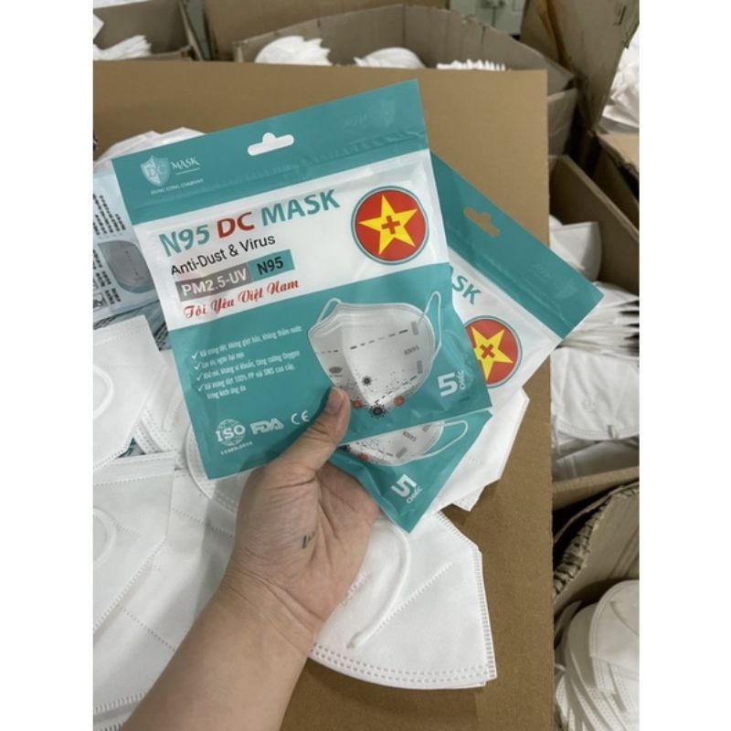 Khẩu trang y tế N95 (thùng 200 chiếc)