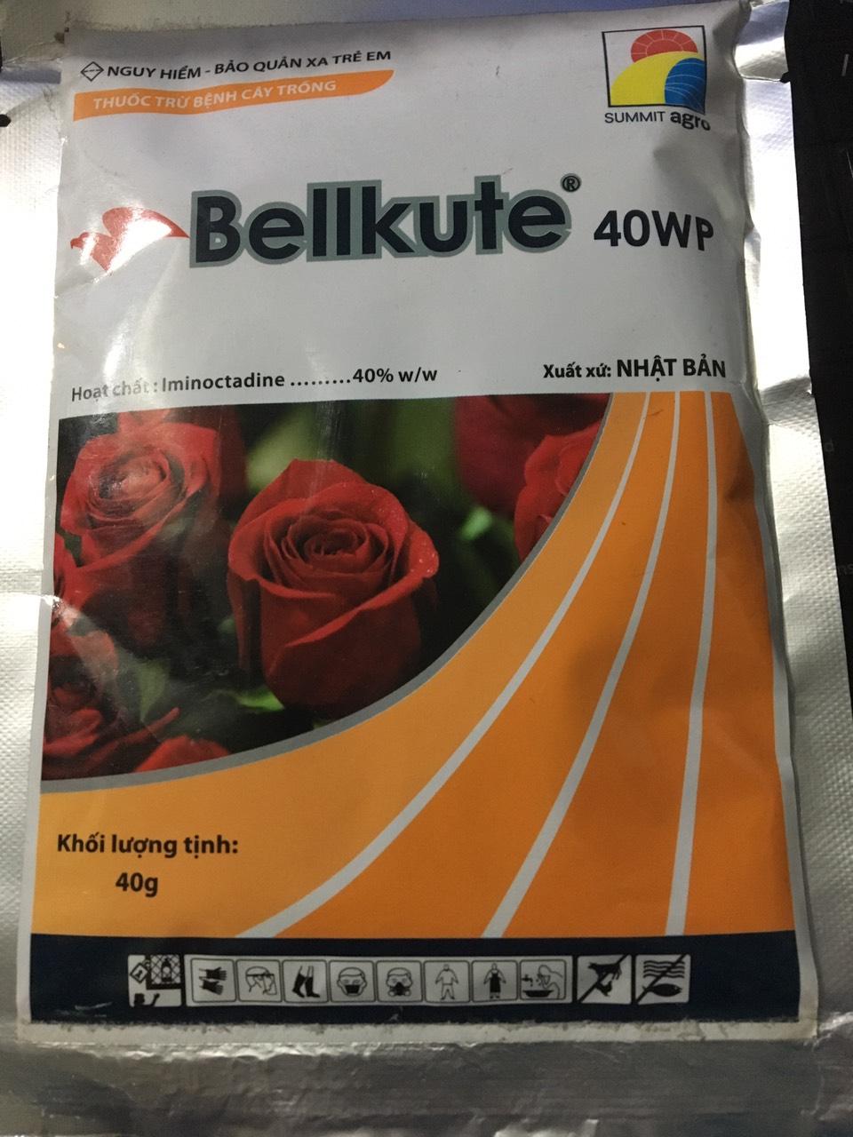 Thuốc trừ bệnh BellKute Đặc trị Phấn Trắng hoa hồng và Vàng Lá lúa 20gr