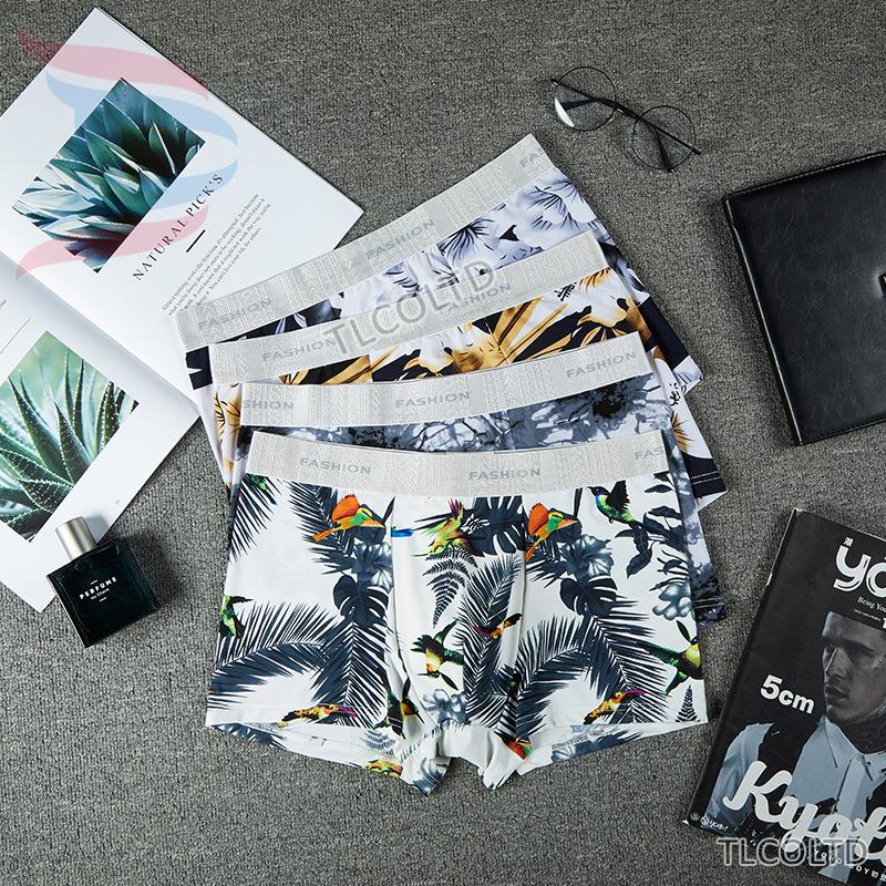 [HCM]QUẦN LÓT BOXER NAM THUN LẠNH COMBO 4 QUẦN