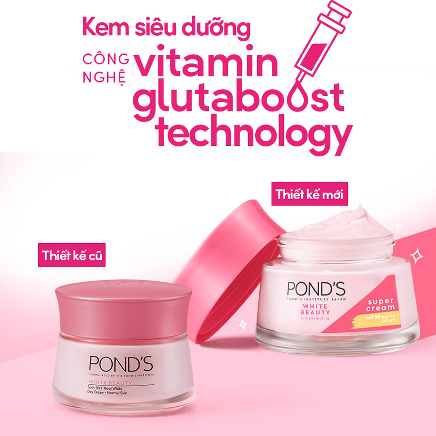 Kem Pond'S Dưỡng Da Trắng Hồng Ban Ngày 50g