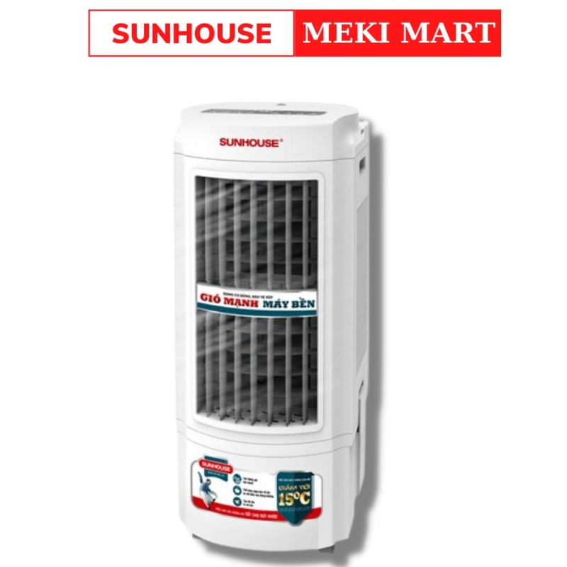 Bảng giá Quạt điều hòa hơi nước Sunhouse SHD7723 công suất 100W dung tích 30L tiết kiệm điện năng bảo hành 12 tháng