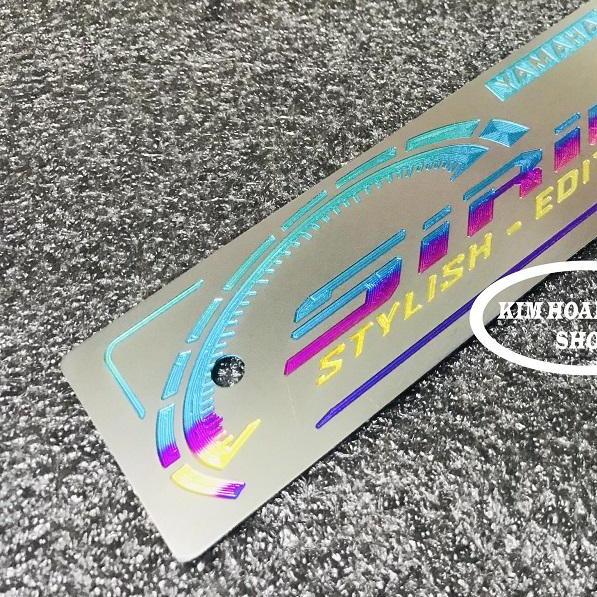 Bảng tên TITANIUM điện phân dành cho Sirius (100% TITAN)