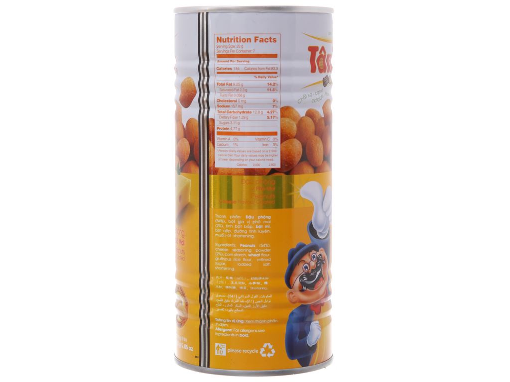 Đậu phộng vị Phô mai Tân Tân 200g