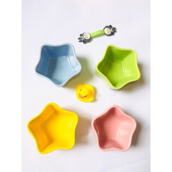 [FREESHIP] Bát Sứ Ăn Dặm Hình Ngôi Sao Cho Bé