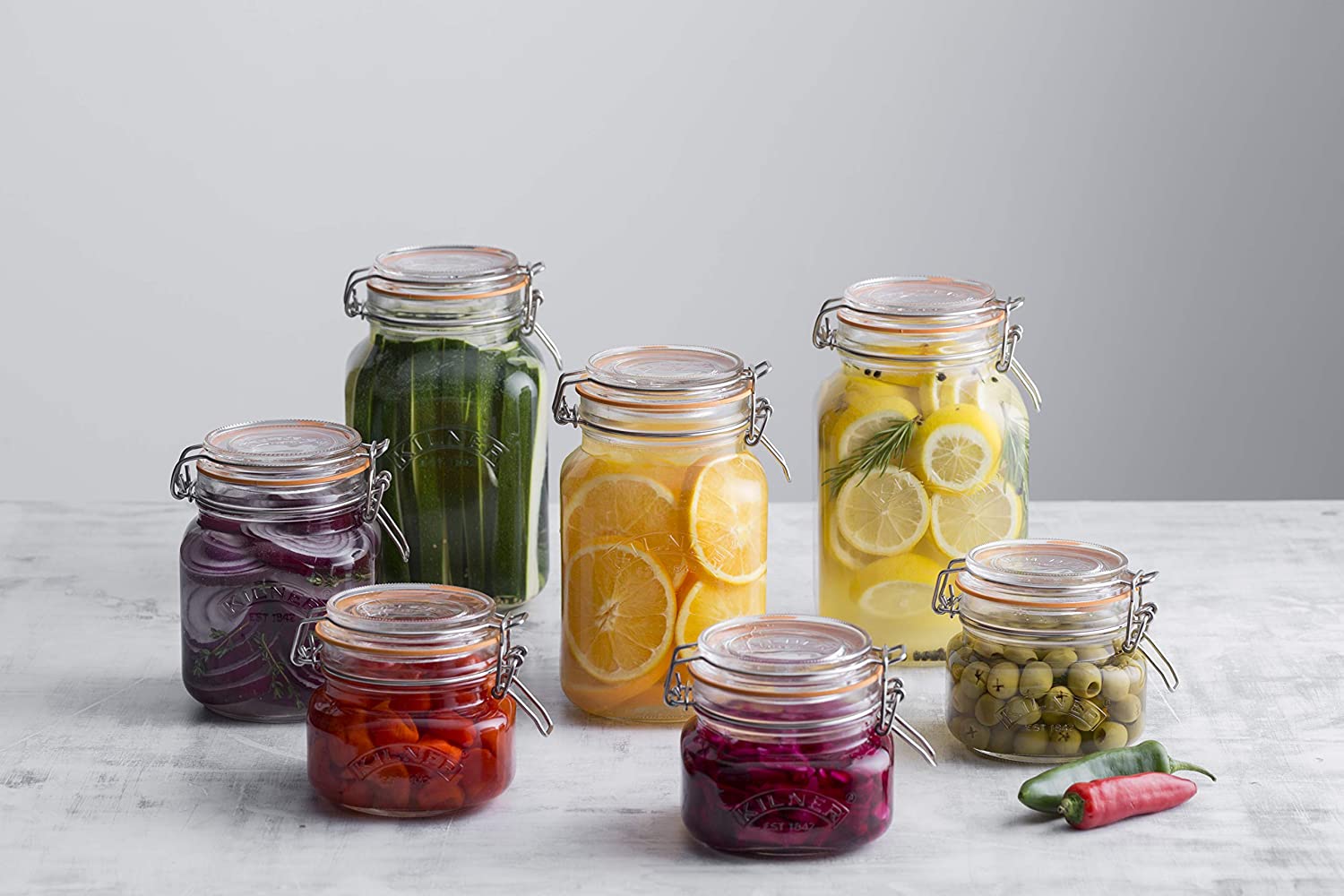HŨ THỦY TINH VUÔNG KILNER 2 LÍT