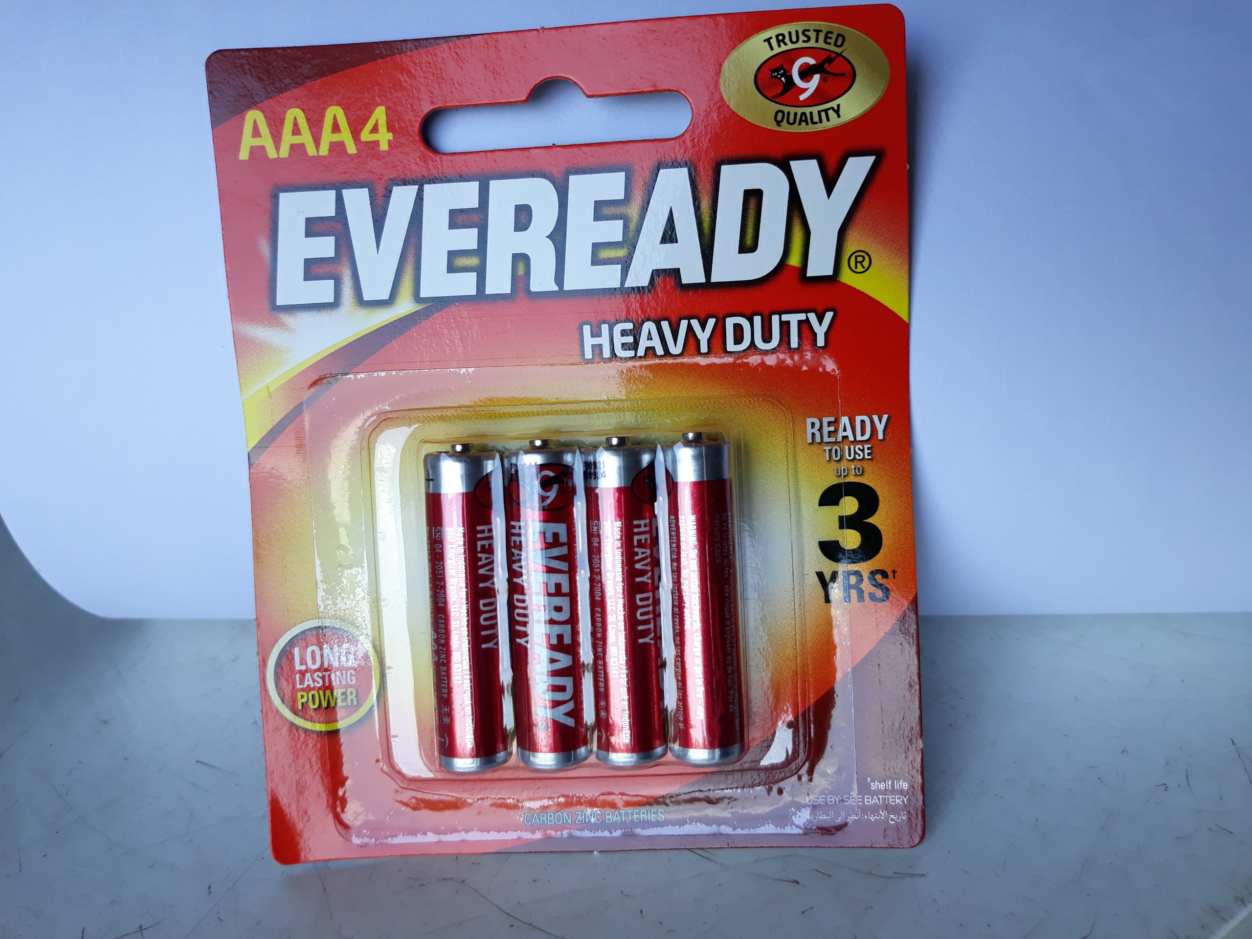 VỈ 4 PIN AAA EVEREADY 1012 BP4 [CHÍNH HÃNG]