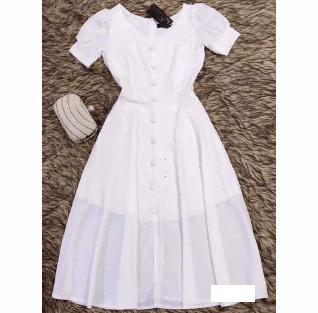 [HCM]ĐẦM VINTAGE TAY PHỒNG MYMY
