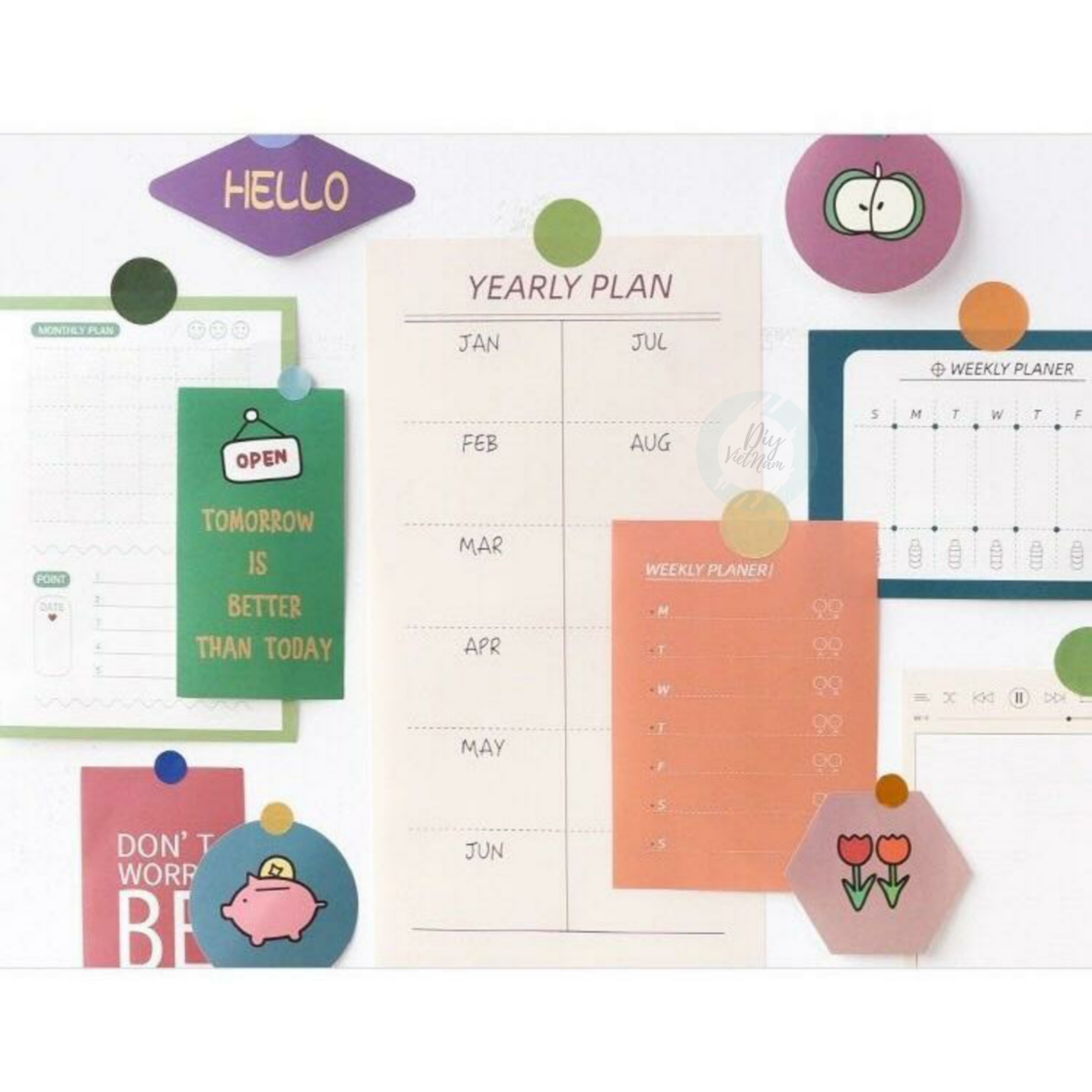[HCM]GIẤY KẾ HOẠCH DÁN TƯỜNG VER 2