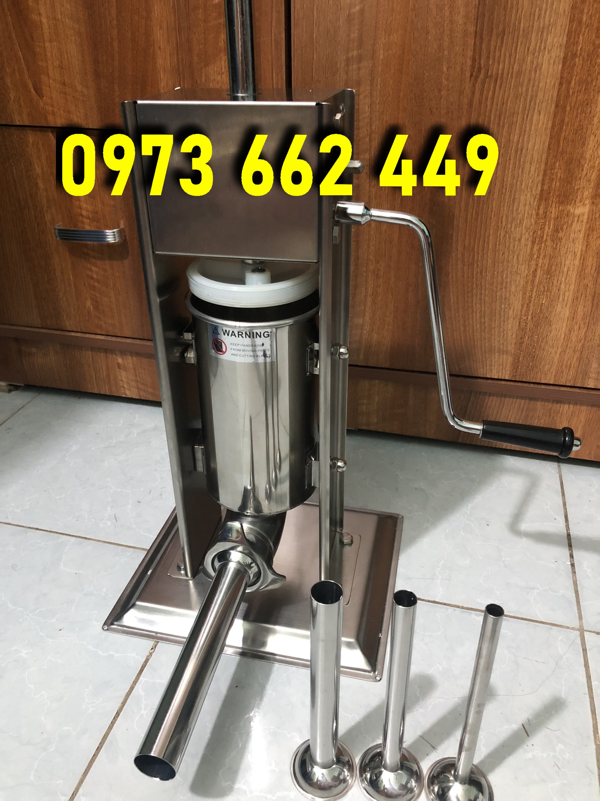 Máy đùn làm dồi heo lòng lợn xúc xích lạp xưởng nem chua 2L