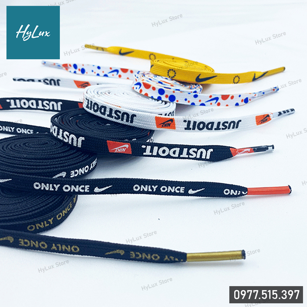 Dây giày thể thao Nike Just Do It cao cấp 7 mẫu [ảnh chụp thật]