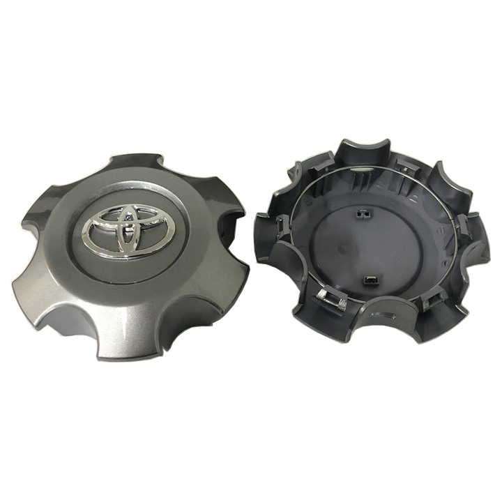 Logo chụp mâm, ốp lazang bánh xe ô tô.Toyota-Hilux đời từ 2016 đến 2021 - Có 2 màu: Bạc và Xám - Mã: TY-290