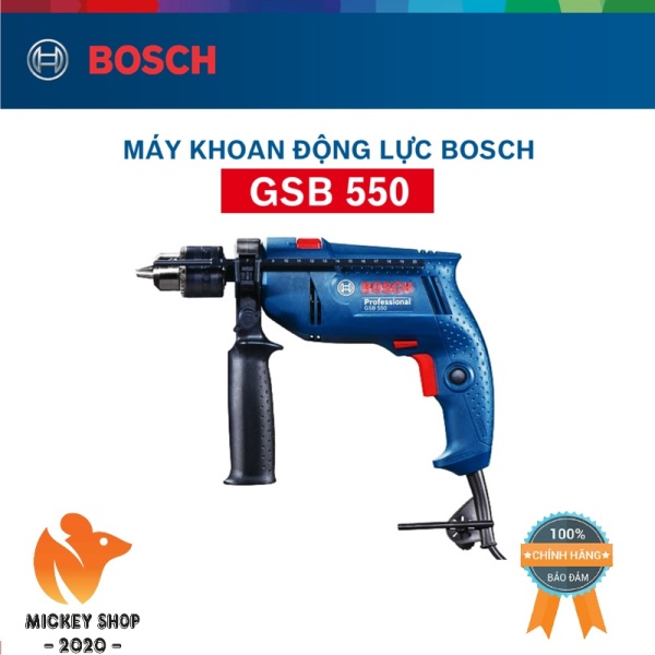 [CHÍNH HÃNG] Máy khoan động lực Bosch GSB 550