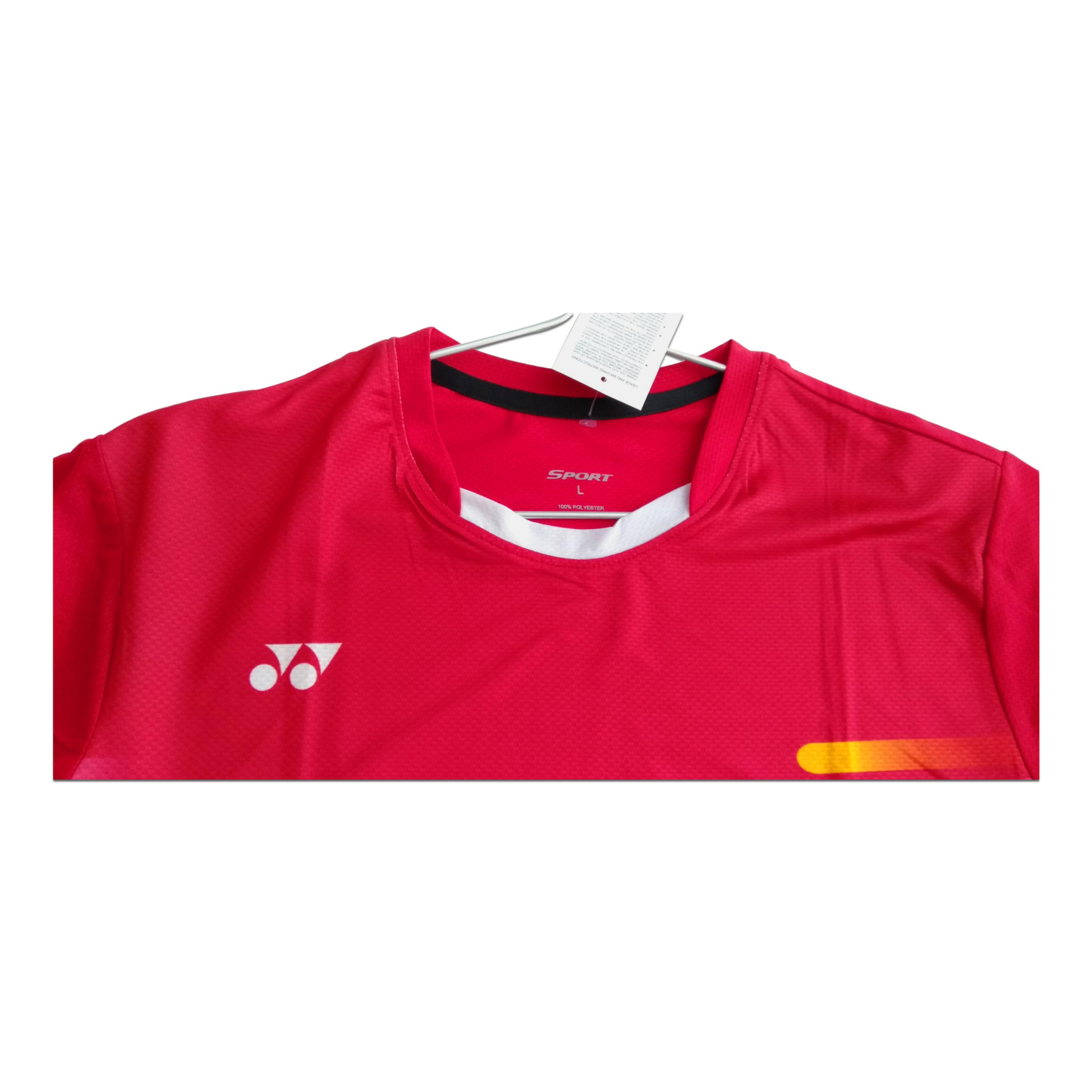 Áo cầu lông yonex 2019 Nam nữ Đỏ