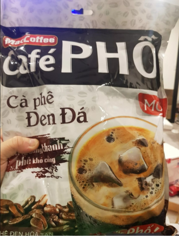 Cà Phê Phố Đen Đá Maccoffee ( Bịch 35 gói x 16g)