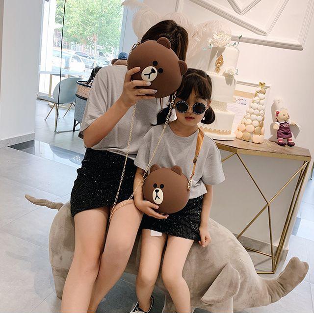 Túi Gấu Brown Silicon Siêu Kute Cho Pé