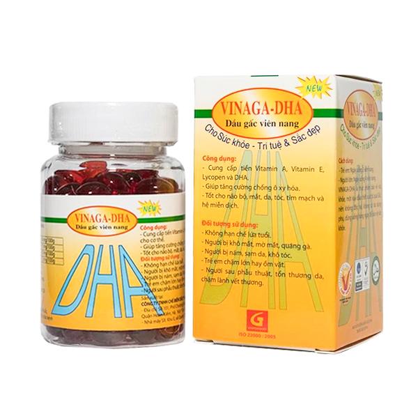 Dầu gấc Vinaga DHA - Sáng mắt, Đẹp da